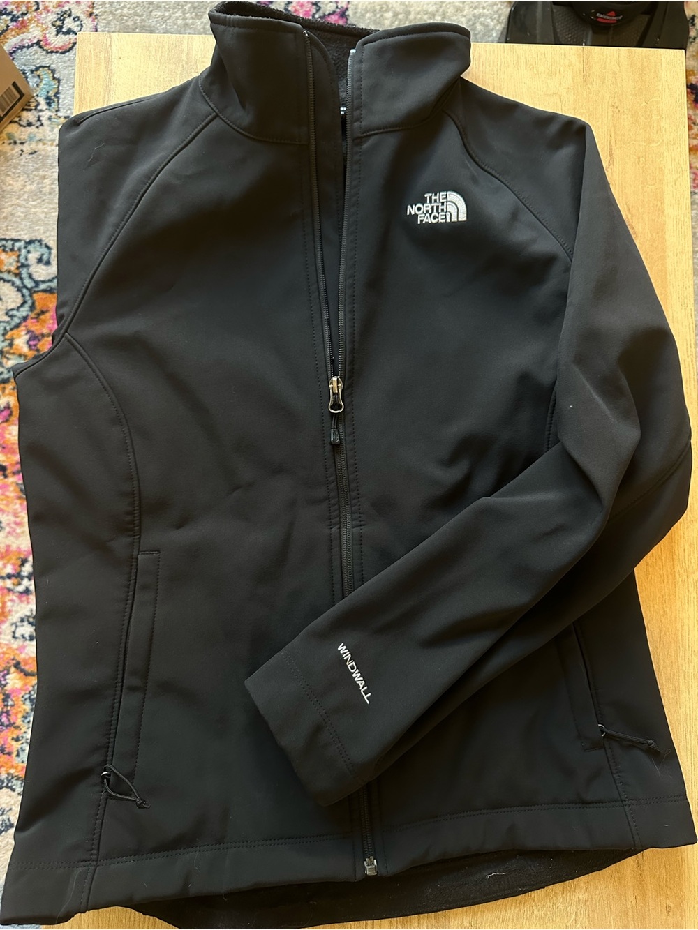 The North Face Black WindWall Full-Zip Softshell Jacket